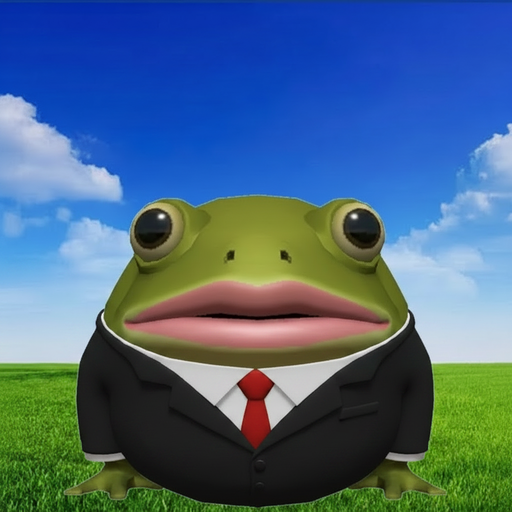 gorf in a business suit